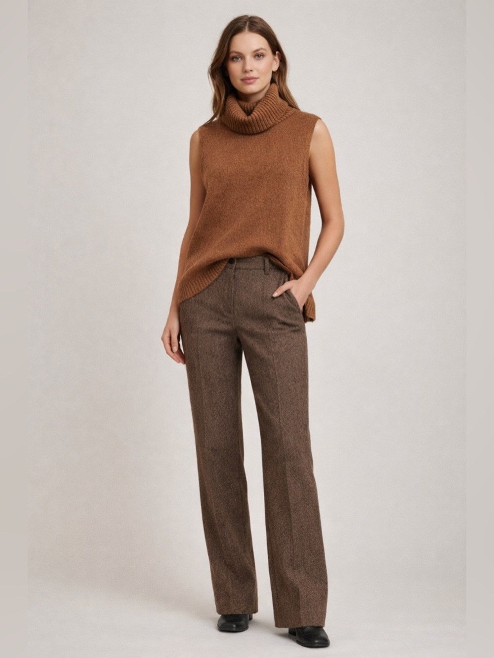 Talbots Women's Brown Trousers Size 2